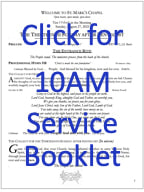 Link for 10 AM service booklet